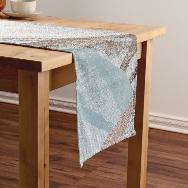 Abstract pattern short table runner (In Situ)