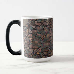 Abstract Pattern Silhouette – Artistic 15 oz Magic Mug
