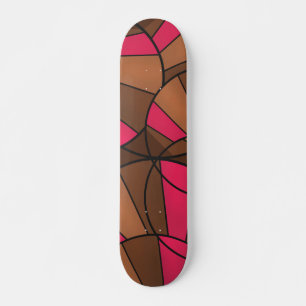 Abstract pattern skateboard