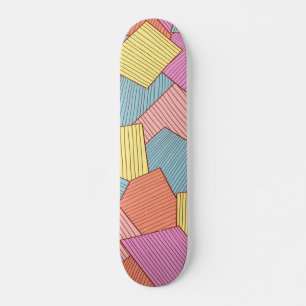 Abstract pattern skateboard