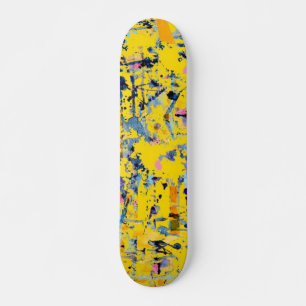 Abstract pattern skateboard