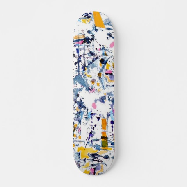 Abstract pattern skateboard (Front)