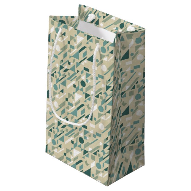 Abstract pattern small gift bag (Back Angled)