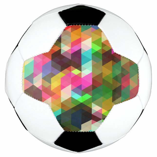 Abstract Pattern Soccer Ball (Front)