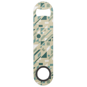 Abstract pattern speed bottle opener