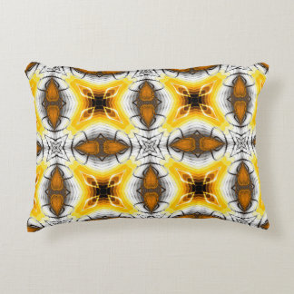 Abstract pattern. Square ornamental regular backgr Accent Pillow