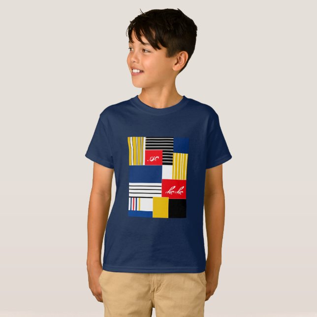 Abstract pattern . T-Shirt (Front Full)