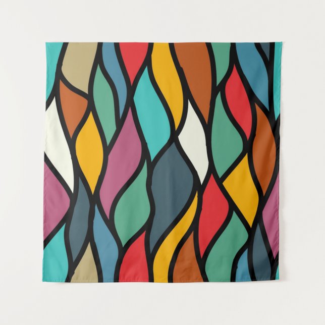 Abstract pattern tapestry (Front)