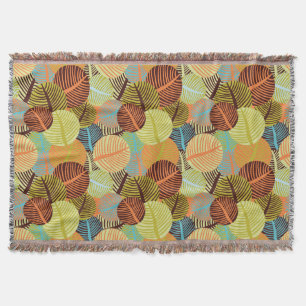 Abstract pattern throw blanket