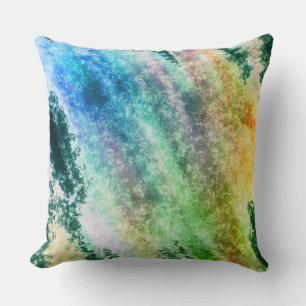 Abstract pattern throw pillow