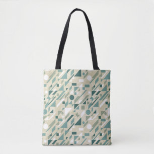 Abstract pattern tote bag