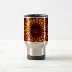 Abstract Pattern Travel Mug