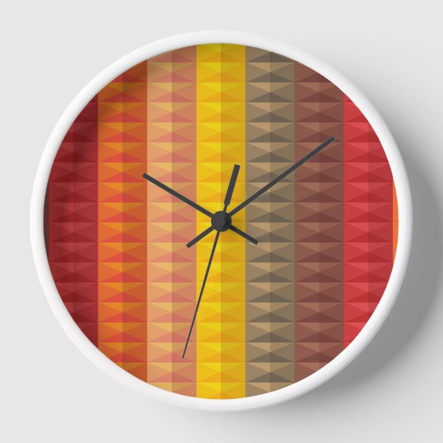 Abstract Pattern Wall Clock (Front)