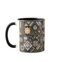 Abstract pattern with geometric shapes