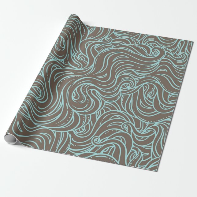 Abstract pattern wrapping paper (Unrolled)