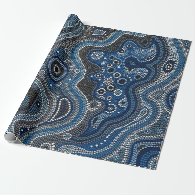 Abstract pattern wrapping paper (Unrolled)