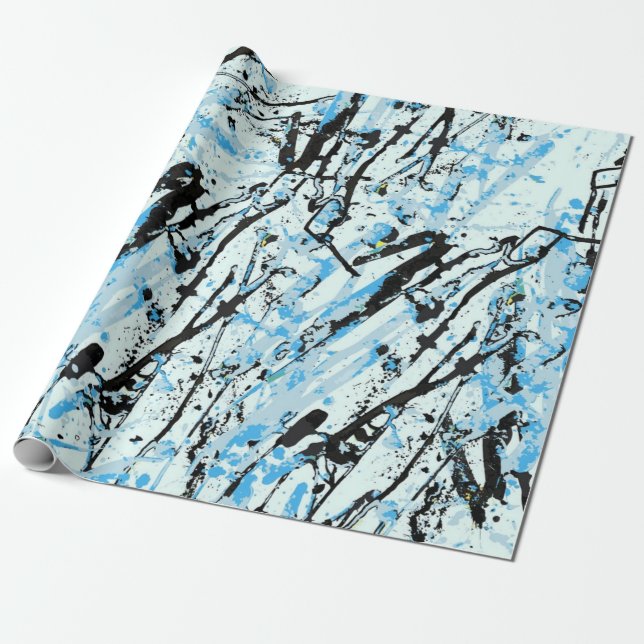 Abstract pattern wrapping paper (Unrolled)