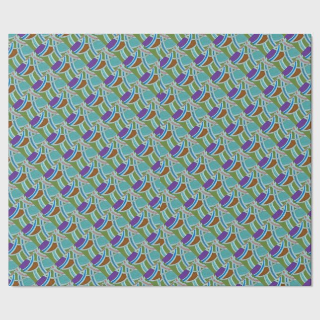 Abstract Pattern Wrapping Paper (Seam)