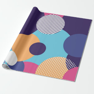 Abstract pattern wrapping paper