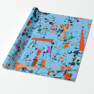 Abstract pattern wrapping paper