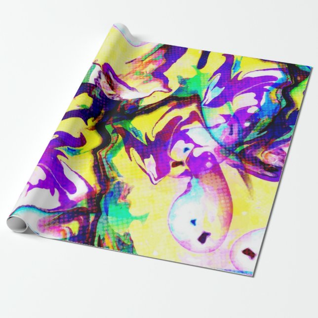 Abstract pattern wrapping paper (Unrolled)