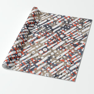Abstract pattern wrapping paper