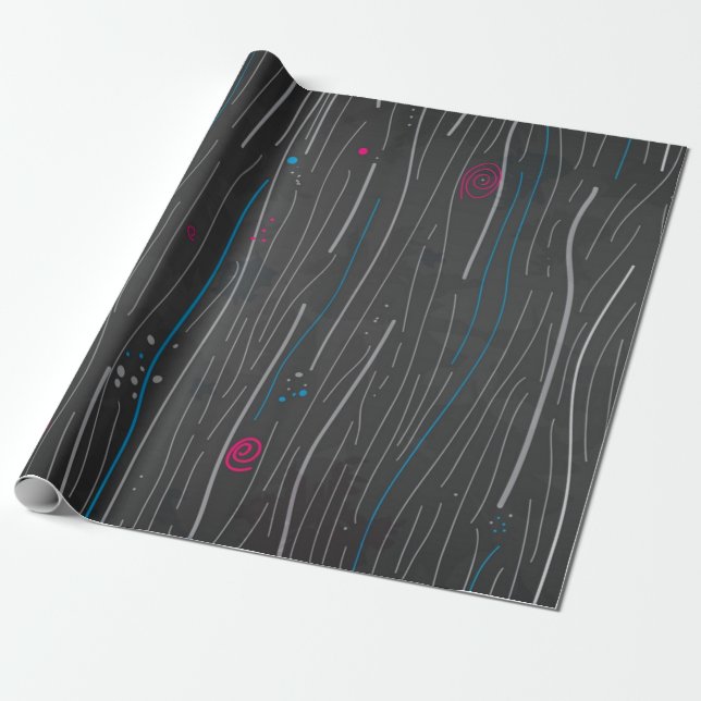 Abstract pattern wrapping paper (Unrolled)