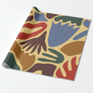Abstract pattern wrapping paper