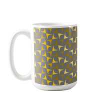 Abstract pattern yellow and grey