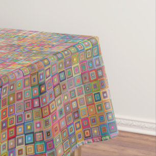 Abstract Patterned Tablecloth