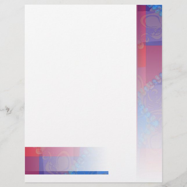 Abstract Patterns #001 Letterhead (Front)