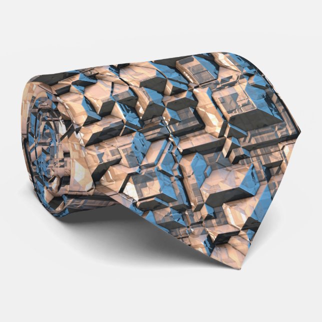 Abstract Patterns 29A-B Options Custom Ties (Rolled)