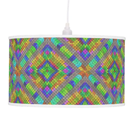 Abstract Patterns 41A-B Image Options Pendant Lamp