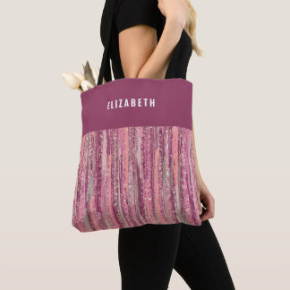 Abstract Patterns Brush Stroke Personalized Gift T Tote Bag