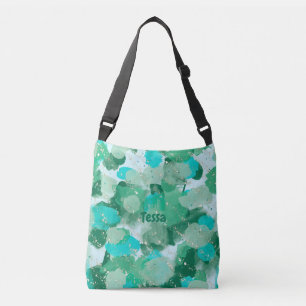 Abstract Patterns Brush Strokes Personalized Gift Crossbody Bag