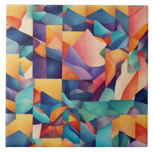 Abstract Patterns Inspired by Elements Tile