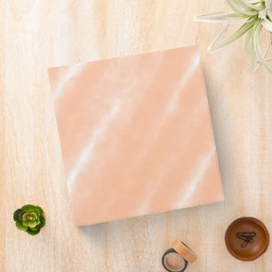 Abstract Peach Fuzz Watercolor Bold Modern Binder
