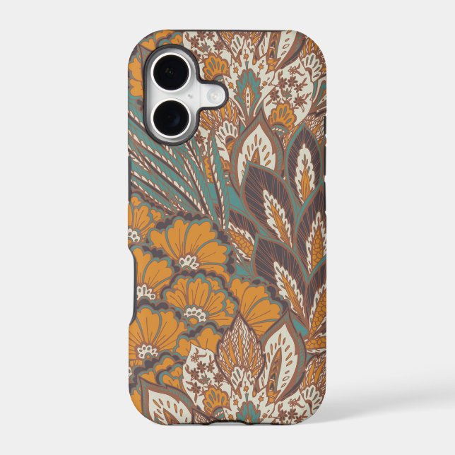 Abstract Peacock Feather Pattern (Back)