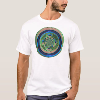 Abstract Peacock Mens T-Shirt