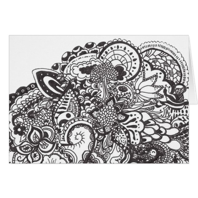 Abstract pen and ink doodle (Front Horizontal)