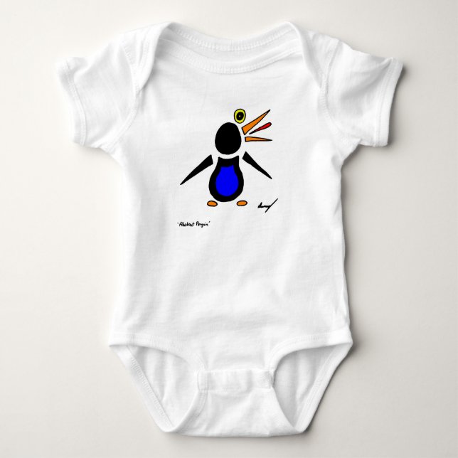 Abstract Penguin Infant Creeper (Front)