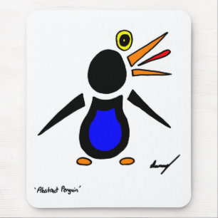 Abstract Penguin Mousepad