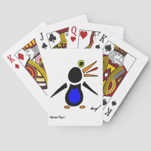 Abstract Penguin Playing Cards