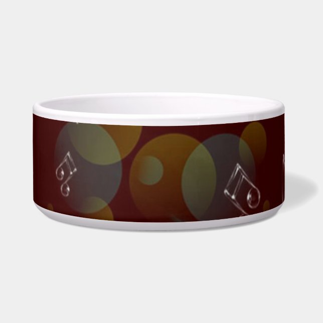 Abstract Pet Bowl (Front)