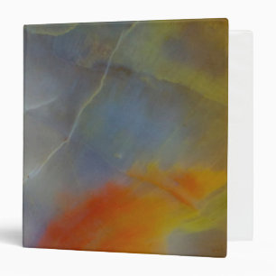 Abstract Petrified Wood close-up Binder