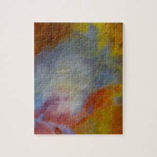 Abstract Petrified Wood close-up Jigsaw Puzzle