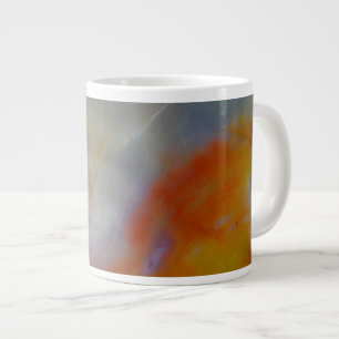 Abstract Petrified Wood close-up Large Coffee Mug