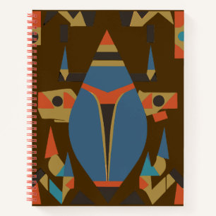 Abstract pharaonic art notebook