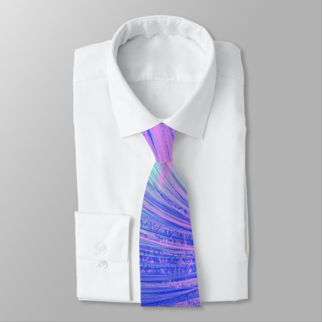 Abstract Phoenix Feathers  Tie (Tied)