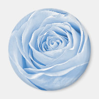 Abstract Photograph of a Light Blue Rose